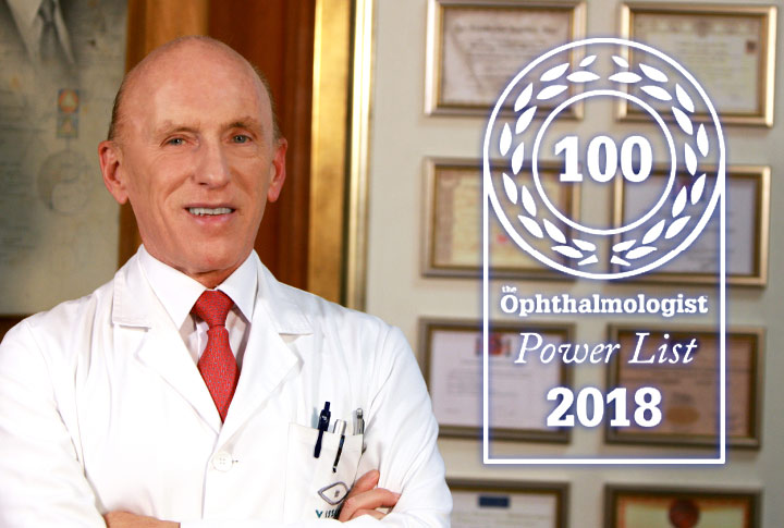 El Profesor y Doctor Jorge Alió es el duodécimo oftalmólogo más influyente del mundo